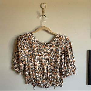 Rhythm. Floral Crop Top